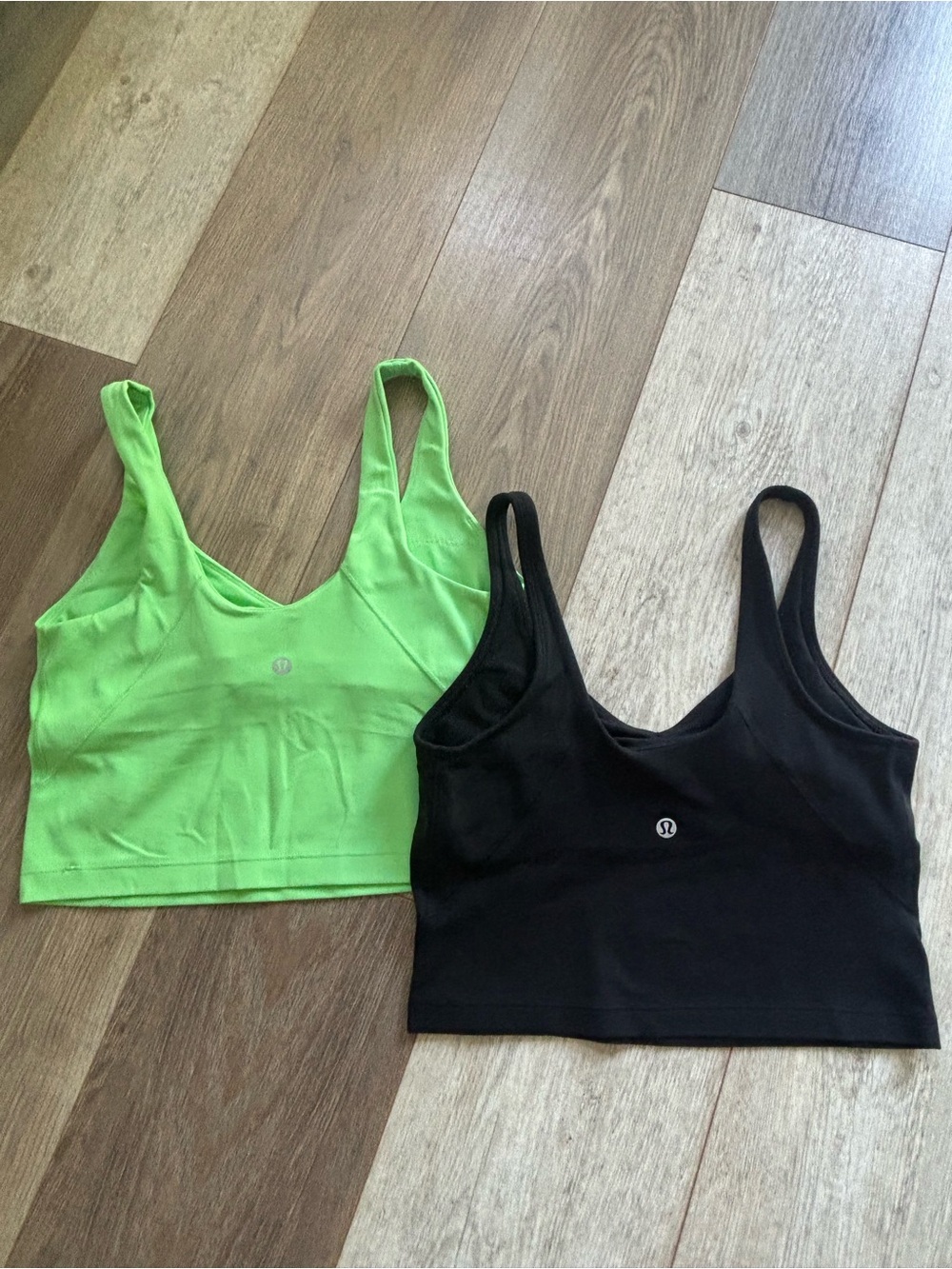 lululemon athletica Tank Tops in Neon Green and Black
